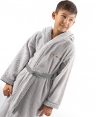 Παιδικό μπουρνούζι KIDDIES SILVER 4-6 Παιδικά Μπουρνούζια