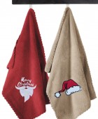 Πετσέτα Χριστουγεννιάτικη SET 1 (35X50) Πετσέτες Χριστουγεννιάτικες