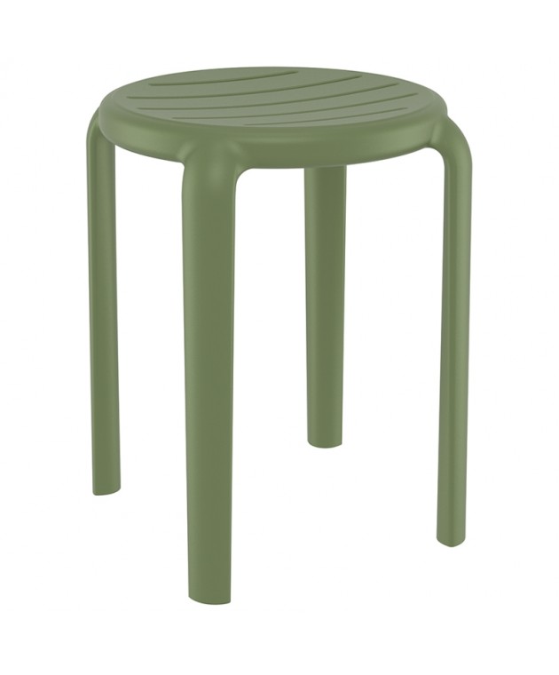 TOM 45εκ. ΣΚΑΜΠΟ OLIVE GREEN ΠΟΛ/ΝΙΟΥ Σκαμπώ / Πουφ