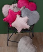 Διακοσμητικό Μαξιλαράκι Καρδιά 40x38 ELWIN ROSE Παιδικά Διακοσμητικά Μαξιλάρια