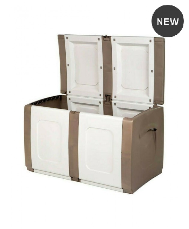 Μπαούλο Πλαστικό Μ94xΠ54xΥ57εκ. Regular Μπεζ-Ζαχαρί, HOMEPLAST ΕΠΙΠΛΑ