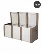 Μπαούλο Πλαστικό Μ138xΠ54xΥ57εκ. Bold Μπεζ-Ζαχαρί, HOMEPLAST ΕΠΙΠΛΑ