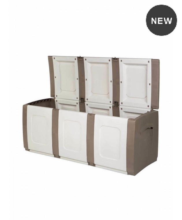 Μπαούλο Πλαστικό Μ138xΠ54xΥ57εκ. Bold Μπεζ-Ζαχαρί, HOMEPLAST ΕΠΙΠΛΑ