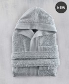 Μπουρνούζι παιδικό με κουκούλα (Νο 8-10) TWIST GREY, RYTHMOS HOME Παιδικά Μπουρνούζια