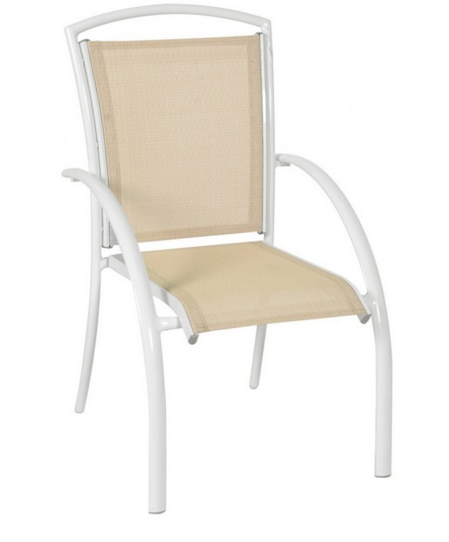 Πολυθρόνα Αλουμινίου Με Textilene Ύφασμα 56 x 65 x 94(h)cm Πολυθρόνες