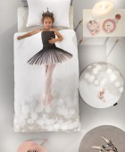 Παπλωματοθήκη & μαξιλαροθήκη BALLET Cotton 160x225 Παιδικές Παπλωματοθήκες