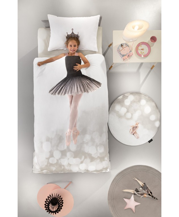 Παπλωματοθήκη & μαξιλαροθήκη BALLET Cotton 160x225 Παιδικές Παπλωματοθήκες