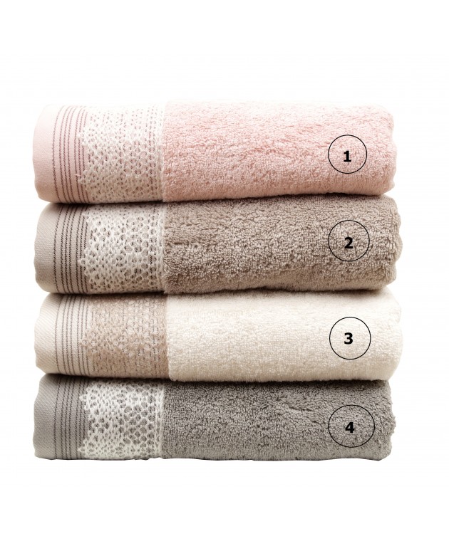 Πετσέτα 30x50 Karla 4 Grey Πετσέτες Mπάνιου