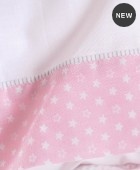 Σετ σεντόνια κούνιας (100X160) DASH PINK, RYTHMOS HOME Βρεφικά Σεντόνια