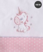 Σετ σεντόνια κούνιας (100X160) DASH PINK, RYTHMOS HOME Βρεφικά Σεντόνια