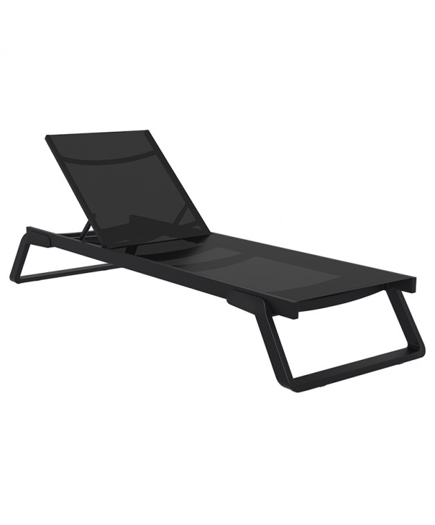 TROPIC ΞΑΠΛΩΣΤΡΑ BLACK/BLACK ΠΟΛ/ΝΙΟΥ 210X72X31εκ.  Ξαπλώστρες