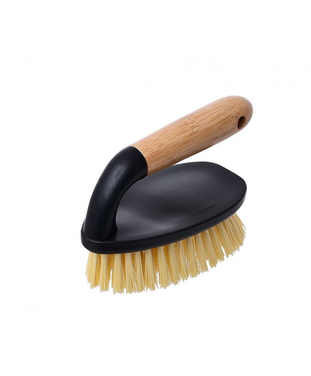 ESTIA ΒΟΥΡΤΣΑ ΚΑΘΑΡΙΣΜΟΥ ΠΑΤΩΜΑΤΟΣ ΧΕΙΡΟΣ BAMBOO ESSENTIALS BLACK 04-14278 Οικιακά Είδη