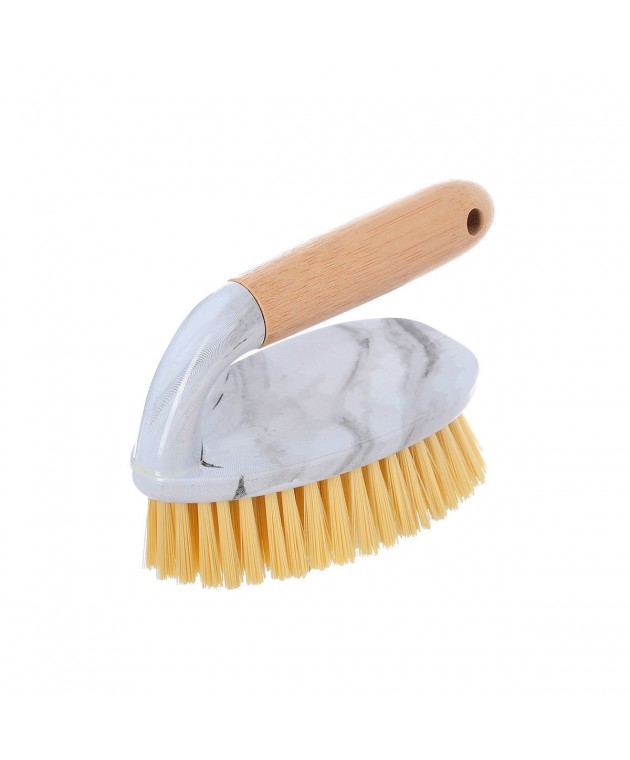 ESTIA ΒΟΥΡΤΣΑ ΚΑΘΑΡΙΣΜΟΥ ΠΑΤΩΜΑΤΟΣ ΧΕΙΡΟΣ BAMBOO ESSENTIALS MARBLE 04-14353 Οικιακά Είδη