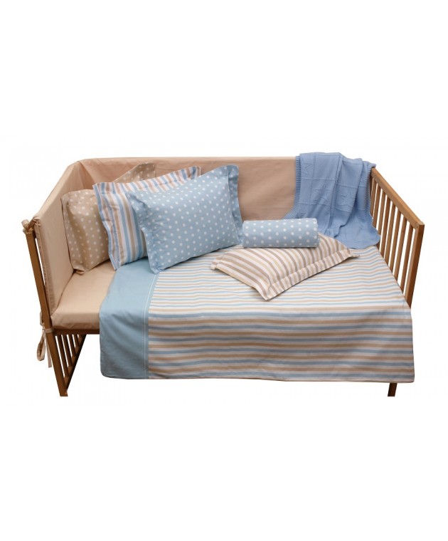 Σεντόνι μεμονωμένο κούνιας (120Χ165) MIX & MATCH 85, ANNA RISKA Βρεφικά Σεντόνια Μεμονωμένα