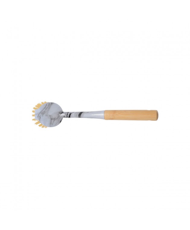 ESTIA ΒΟΥΡΤΣΑ ΚΑΘΑΡΙΣΜΟΥ ΠΙΑΤΩΝ BAMBOO ESSENTIALS MARBLE 04-14322 Gadgets Κουζίνας