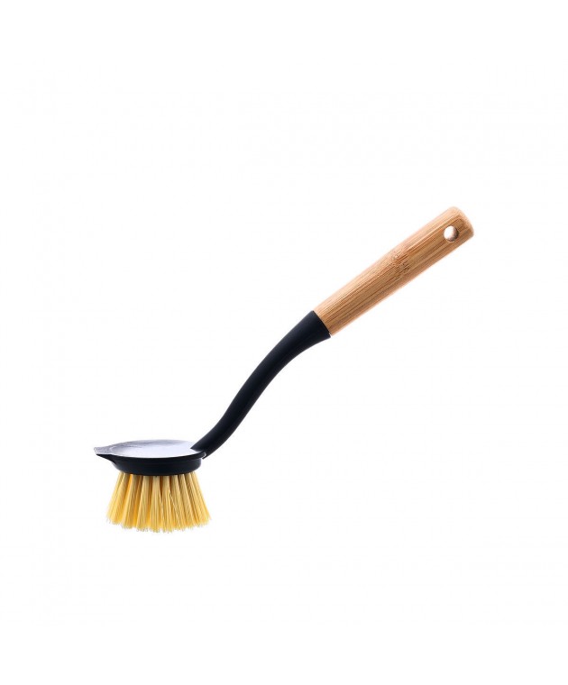 ESTIA ΒΟΥΡΤΣΑ ΚΑΘΑΡΙΣΜΟΥ ΠΙΑΤΩΝ BAMBOO ESSENTIALS BLACK 04-14247 Οικιακά Είδη