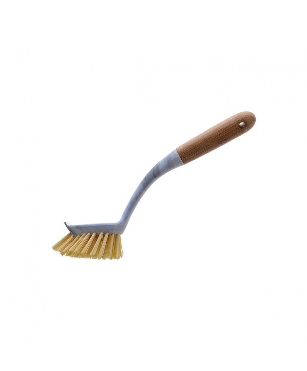 ESTIA ΒΟΥΡΤΣΑ ΚΑΘΑΡΙΣΜΟΥ ΠΙΑΤΩΝ ΧΕΙΡΟΣ BAMBOO ESSENTIALS MARBLE 04-14339 Gadgets Κουζίνας