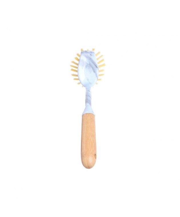ESTIA ΒΟΥΡΤΣΑ ΚΑΘΑΡΙΣΜΟΥ ΠΙΑΤΩΝ ΧΕΙΡΟΣ BAMBOO ESSENTIALS MARBLE 04-14339 Gadgets Κουζίνας