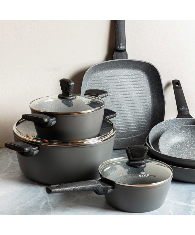 ESTIA ΓΑΛΑΤΙΕΡΑ CUISSON ΑΝΤΙΚΟΛΛΗΤΙΚΗ ΠΕΡΣΣΑΡΙΣΤΟΥ ΑΛΟΥΜΙΝΙΟΥ 18cm 01-11109 Κατσαρόλες