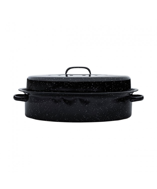 ESTIA ΓΑΣΤΡΑ ENAMEL ΕΜΑΓΙΕ 46x32x18cm 7.8lt ΜΕ ΣΧΑΡΑ Γάστρες