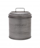 ESTIA ΔΟΧΕΙΟ ΖΑΧΑΡΗΣ ΜΕΤΑΛΛΙΚΟ 11x11x14cm ΜΕ ΑΕΡΟΣΤΕΓΕΣ ΚΑΠΑΚΙ 01-13318 Βάζα Κουζίνας