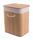 ESTIA ΚΑΛΑΘΙ ΑΠΛΥΤΩΝ BAMBOO ESSENTIALS ΠΤΥΣΣΟΜΕΝΟ ΟΡΘΟΓΩΝΙΟ 60lt 02-12816 Καλάθια Απλύτων