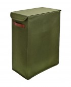 ESTIA ΚΑΛΑΘΙ ΑΠΛΥΤΩΝ ΠΟΛΥΕΣΤΕΡΑ 38x21x55cm OLIVE GREEN 02-14926 Καλάθια Απλύτων