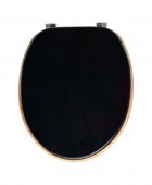 ESTIA ΚΑΠΑΚΙ ΛΕΚΑΝΗΣ BAMBOO ESSENTIALS ΜΑΥΡΟ 02-15336 ΟΙΚΙΑΚΑ