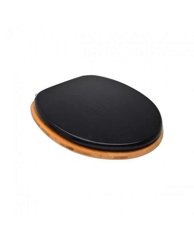 ESTIA ΚΑΠΑΚΙ ΛΕΚΑΝΗΣ BAMBOO ESSENTIALS ΜΑΥΡΟ 02-15336 ΟΙΚΙΑΚΑ