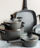 ESTIA ΚΑΤΣΑΡΟΛΑ CUISSON ΑΝΤΙΚΟΛΛΗΤΙΚΗ ΠΡΕΣΣΑΡΙΣΤΟΥ ΑΛΟΥΜΙΝΙΟΥ 28cm 01-11130 Κατσαρόλες