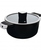 ESTIA ΚΑΤΣΑΡΟΛΑ NORDIC ΑΝΤΙΚΟΛΛΗΤΙΚΗ ΧΥΤΟΥ ΑΛΟΥΜΙΝΙΟΥ 28cm 01-16579 Κατσαρόλες