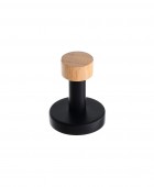 ESTIA ΚΡΕΜΑΣΤΡΑ ΕΠΙΤΟΙΧΙΑ BAMBOO ESSENTIALS ΜΟΝΗ ΜΕΤΑΛΛΙΚΗ ΜΑΥΡΗ 02-14742 Κρεμάστρες  Πόρτας