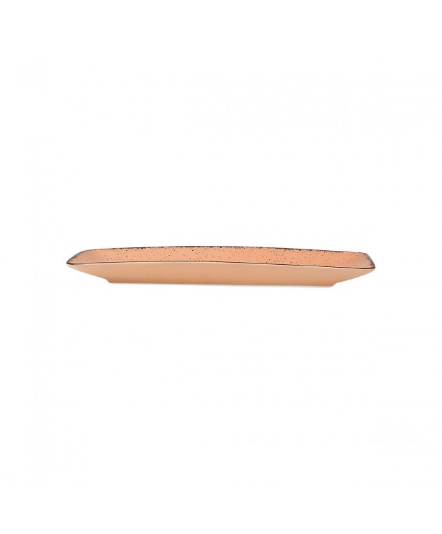 ESTIA ΠΙΑΤΕΛΑ ΟΡΘΟΓΩΝΙΑTERRA SALMON ΠΟΡΣΕΛΑΝΙΝΗ 21x10.5cm 07-15992 Πιατέλες