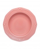 ESTIA ΠΙΑΤΟ ΒΑΘΥ ATHÉNÉE ΠΟΡΣΕΛΑΝΙΝΟ ΑΝΑΓΛΥΦΟ 23cm  ROSE 07-13561 Πιάτα Βαθιά