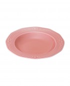 ESTIA ΠΙΑΤΟ ΒΑΘΥ ATHÉNÉE ΠΟΡΣΕΛΑΝΙΝΟ ΑΝΑΓΛΥΦΟ 23cm  ROSE 07-13561 Πιάτα Βαθιά