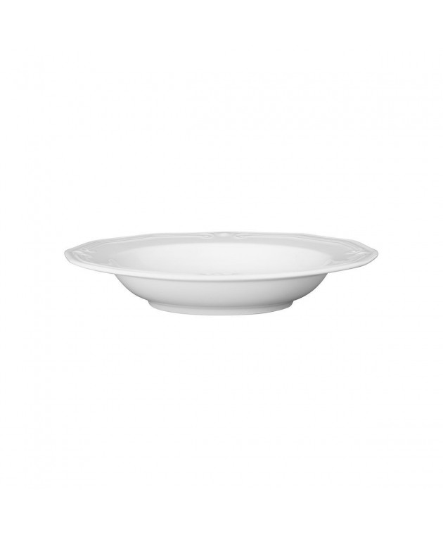 ΠΙΑΤΟ ΒΑΘΥ ATHÉNÉE ΠΟΡΣΕΛΑΝΙΝΟ ΑΝΑΓΛΥΦΟ 23cm WHITE 07-13455 Πιάτα Βαθιά