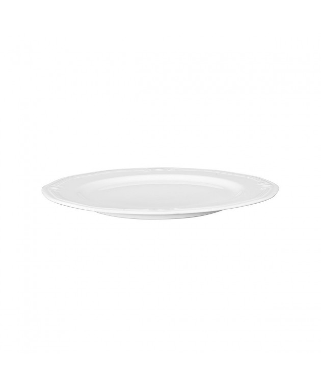 ESTIA ΠΙΑΤΟ ΡΗΧΟ ATHÉNÉE ΠΟΡΣΕΛΑΝΙΝΟ ΑΝΑΓΛΥΦΟ 27cm WHITE Πιάτα Ρηχά