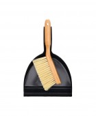 ESTIA ΣΚΟΥΠΑ ΜΕ ΦΑΡΑΣΙ ΧΕΙΡΟΣ BAMBOO ESSENTIALS ΜΑΥΡΟ 04-14285 Οικιακά Είδη