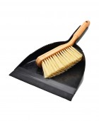 ESTIA ΣΚΟΥΠΑ ΜΕ ΦΑΡΑΣΙ ΧΕΙΡΟΣ BAMBOO ESSENTIALS ΜΑΥΡΟ 04-14285 Οικιακά Είδη