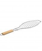 ESTIA ΣΧΑΡΑ ΨΗΣΙΜΑΤΟΣ ΨΑΡΙΟΥ BARBEQUE ΜΕΤΑΛΛΙΚΗ 33x14cm ΜΕ ΞΥΛΙΝΗ ΛΑΒΗ 01-14674 Gadgets Κουζίνας