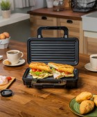 ESTIA ΤΟΣΤΙΕΡΑ KING TOAST 2 ΘΕΣΕΩΝ 900w ΜΕ ΒΑΘΙΕΣ ΑΠΟΣΠΩΜΕΝΕΣ ΑΝΤΙΚΟΛΛΗΤΙΚΕΣ ΠΛΑΚΕΣ 06-12359 ΟΙΚΙΑΚΑ