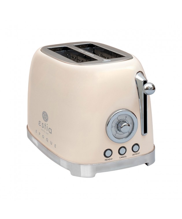 ESTIA ΦΡΥΓΑΝΙΕΡΑ ΡΕΤΡΟ EPOQUE 2 ΘΕΣΕΩΝ 815w ΚΡΕΜ 06-12151 ΟΙΚΙΑΚΑ