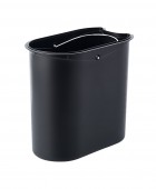  ΧΑΡΤΟΔΟΧΕΙΟ ΜΠΑΝΙΟΥ SOFT CLOSE SLIM OVAL 5lt ΜΑΤ ΛΕΥΚΟ 02-14575 Καλάθια Απορριμμάτων