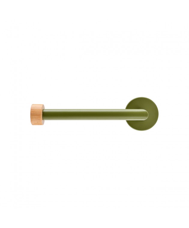 ESTIA ΧΑΡΤΟΘΗΚΗ ΕΠΙΤΟΙΧΙΑ BAMBOO ESSENTIALS ΜΕΤΑΛΛΙΚΗ OLIVE GREEN 02-14773 ΟΙΚΙΑΚΑ