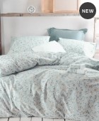 Σετ μαξιλαροθήκες (50Χ70) CARLIN BLUE, RYTHMOS HOME Μαξιλαροθήκες Εμπριμέ