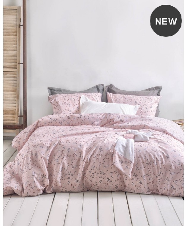 Σετ κουβερλί μονό (160Χ240) CARLIN PINK, RYTHMOS HOME Κουβερλί Μονά