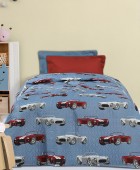 DAS KIDS ΚΟΥΒΕΡΛΙ ΜΟΝΟ 4855 ΓΚΡΙ, ΚΟΚΚΙΝΟ, ΜΠΛΕ 160X240 Παιδικά Κουβερλί