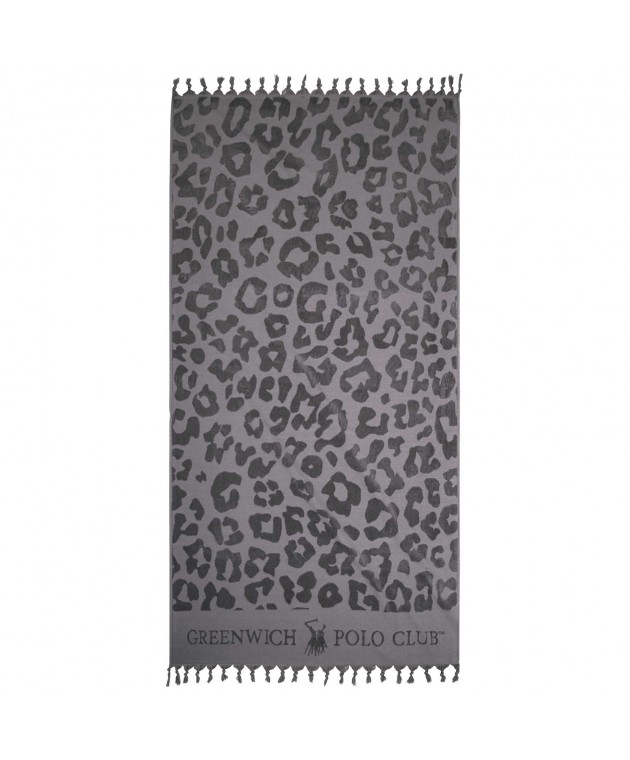 GREENWICH POLO CLUB ΠΕΤΣΕΤΑ ΘΑΛΑΣΣΗΣ 90Χ170 3836 ΓΚΡΙ Πετσέτες Θαλάσσης Ενηλίκων