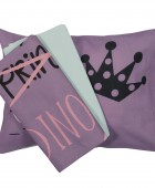 DAS BABY ΣΕΤ ΣΕΝΤΟΝΙΑ SMILE DIGITAL 4853 ΜΕΝΤΑ, ΜΩΒ Βρεφικά Σεντόνια