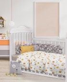 DAS BABY ΚΟΥΒΕΡΤΑ-ΜΟΥΣΕΛΙΝΑ 80X105 RELAX 6622 ΛΕΥΚΟ, ΠΟΡΤΟΚΑΛΙ Βαμβακερές Κουβέρτες